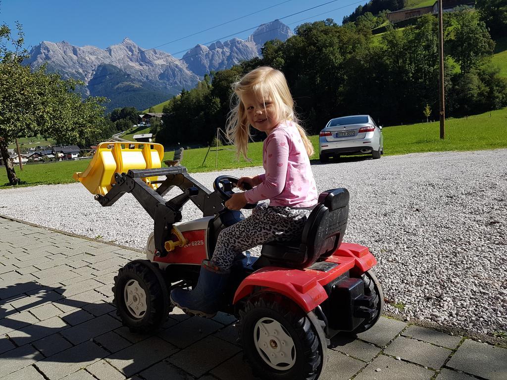 Biobauernhof Stegerbauer Lejlighed Maria Alm am Steinernen Meer Eksteriør billede